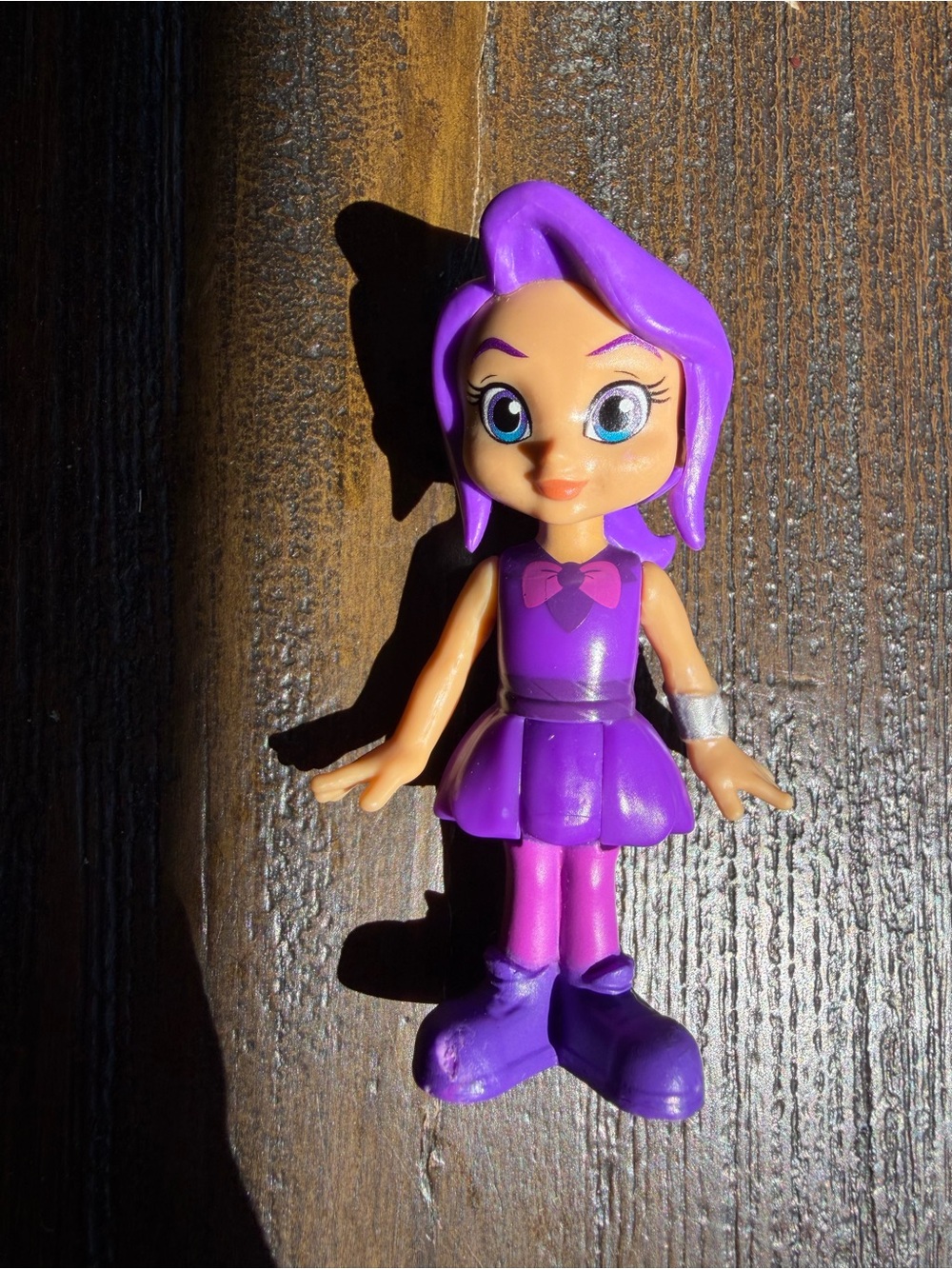 Fisher Price Team Rainbow Rangers INDIGO ALLFRUIT Purple 3" Doll Figure